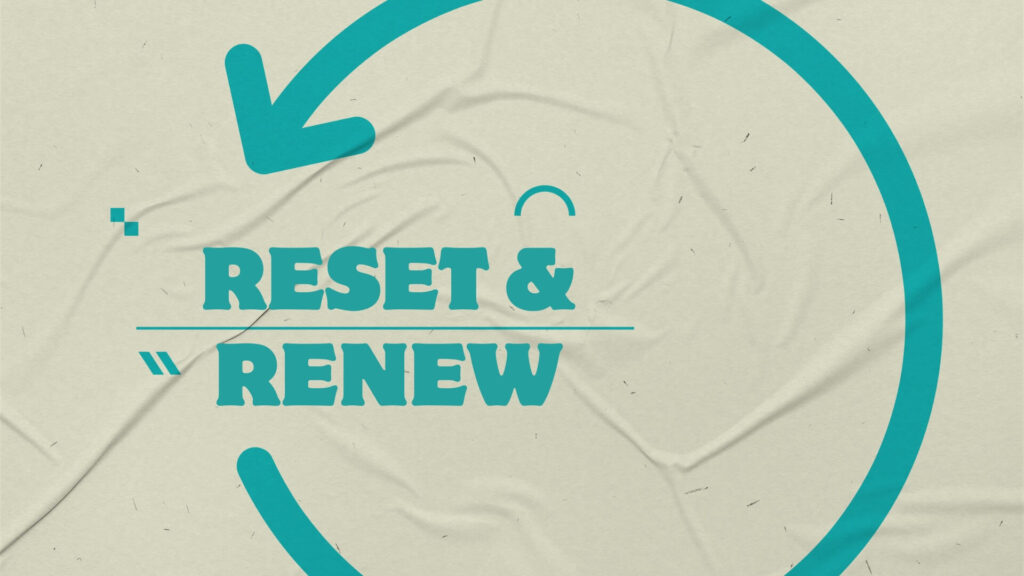 Reset & Renew Sermon Artwork Catalyst 2025